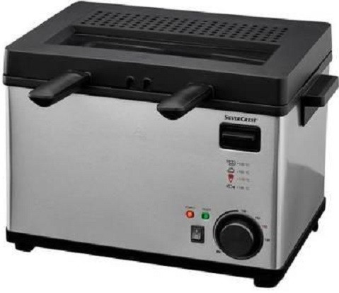 Фритюрниця Silver Crest SEF3 2000 C2 4л, сріблясто-чорна