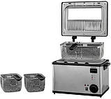 Фритюрниця Silver Crest SEF3 2000 C2 4л, сріблясто-чорна, фото 5