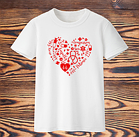 Женская футболка с принтом на подарок "Сердце медика"