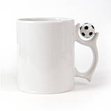 Чашка-антистрес (базовая) для декорации вращающимся элементом (сердечко, футбольный мяч, кофейное зерно,, фото 4