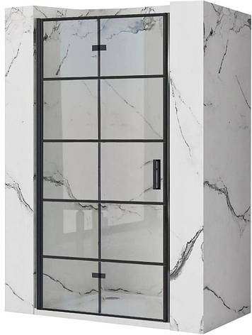 Душевая дверь REA MOLIER BLACK 100, фото 2