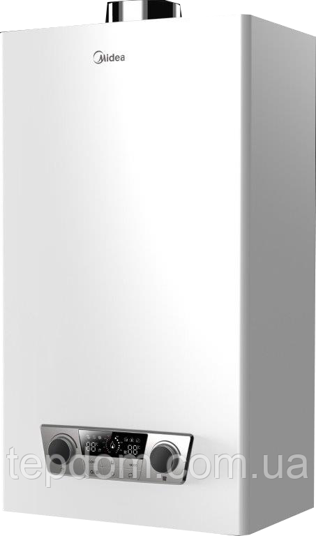 Котел газовий Midea С_10 20кВт (2 теплообміну, турбо) + труба