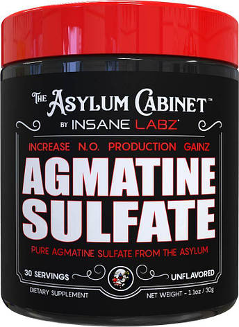Агматин Insane Labz Agmatine Sulfate 30 serv. 30 g, фото 1