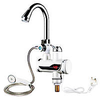 Мгновенный проточный водонагреватель душ и кран Электрический для воды с экраном нижнее подключение