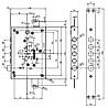 Замок врізний MUL-T-LOCK 3-WAY MATRIX DFM10328M CR UNIV ВЅ65мм 85мм 3KEY MTR_M 90мм w/o_SP, фото 3