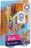 Barbie Olympic Games Tokyo 2020 GJL75 Лялька Барбі Олімпійські ігри Токіо Скелелазіння, фото 7
