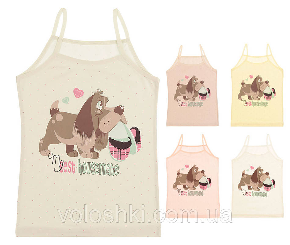 Майка для дівчинки тонка бретель DONELLA, фото 1