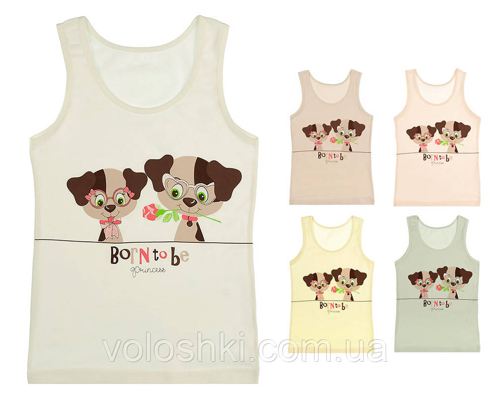 Майка для дівчинки широка бретель DONELLA, фото 1