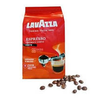 Lavazza, Crema e Gusto Forte, 1 кг, Кофе Лавацца, Крема э Густо Форте, темной обжарки, в зернах