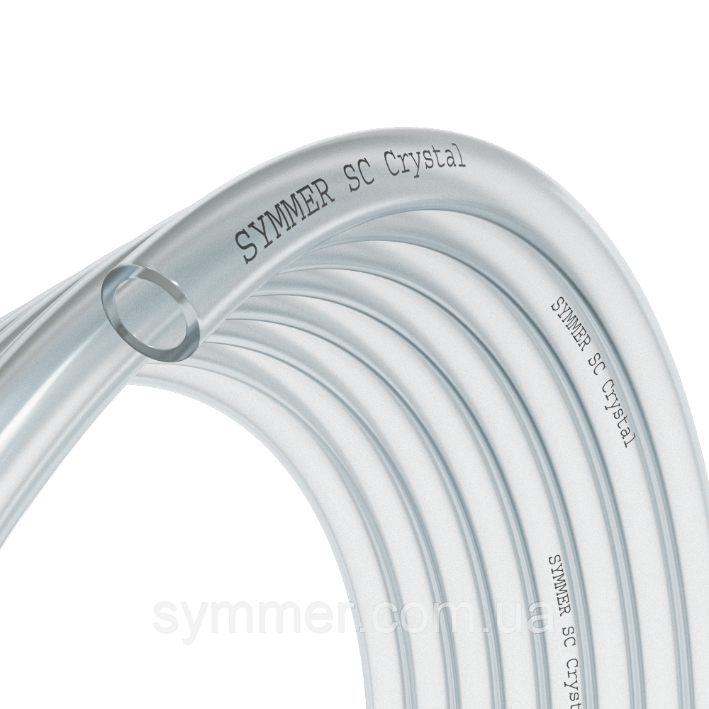 Трубка ПВХ SYMMER SC Сrystal Ø 10.0х1.5 мм 100м