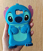 Силіконовий чохол Stich (Стич) для Samsung A310 (2016), блакитний