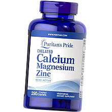 Кальцій магній цинк Puritan's Pride Calcium Magnesium Zinc 250 таблеток