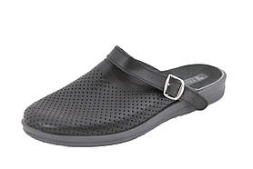 Взуття (сабо) чоловіча медична, Молдавія, модель Іонел чорна р.40- р.46