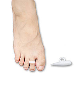 Протектор силіконовий на стопі під пальцями на ногах із петлею на палець (пара-2 шт.)