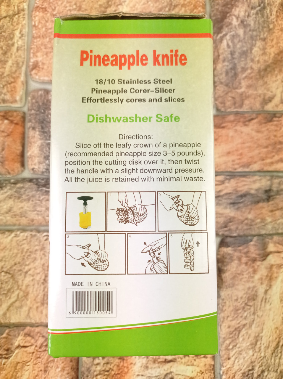 Нож для ананаса Pineapple Slicer Для нарезки ананаса кольцами без очистки кожуры Настоящие фото - фото 4 - id-p1431277495