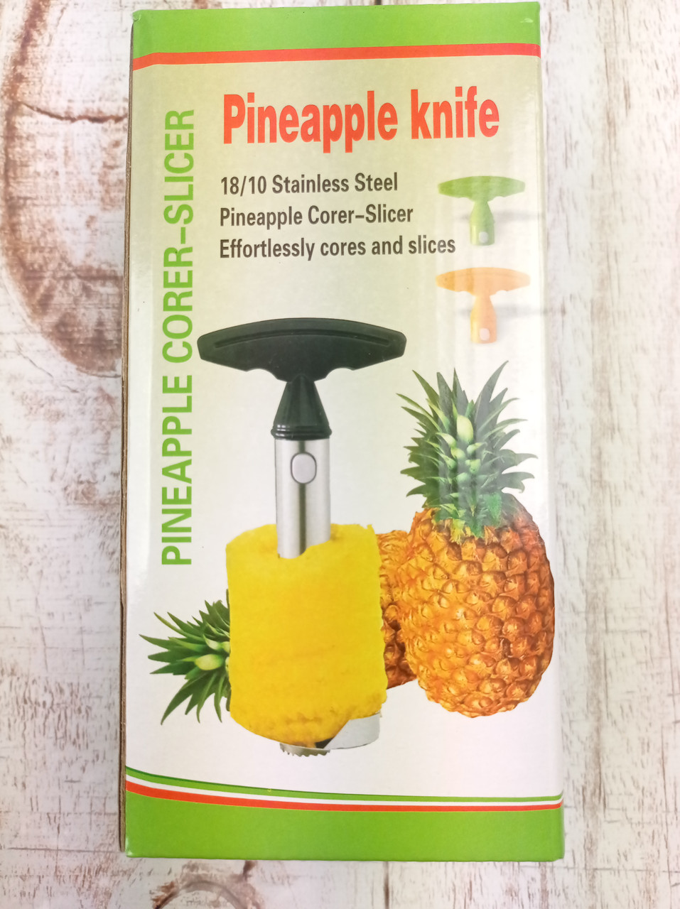 Нож для резки ананаса Pineapple Slicer не снимая кожуры Реальные фото - фото 4 - id-p1431277360