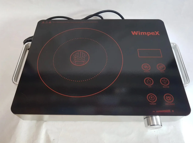 Электроплита инфракрасная настольная 2000W с таймером Wimpex WX1324 ...