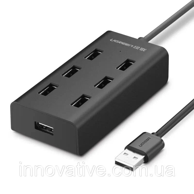 USB hub Ugreen CR130 (Чорний)