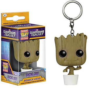 Фігурка - брелок Funko Pop танцюючий Грут Groot Guardians of the Galaxy Вартові Галактики 4 см №1