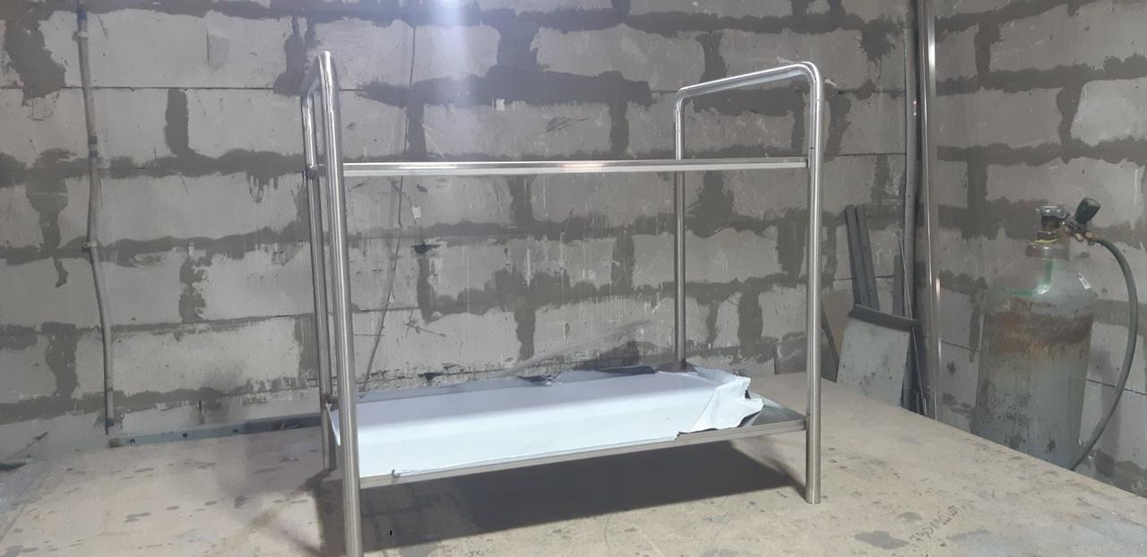 Столик косетический 800* 400* 600 з колесами або без з нержавіючої сталі під замовлення