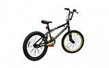Трюкових велосипедів BMX Comanche Paracoa 9.5", чорний-золотий, фото 4