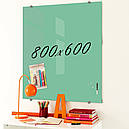 Скляна маркерна не магнітна дошка 800*600мм Біла, фото 5