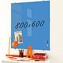 Скляна маркерна не магнітна дошка 800*600мм Біла, фото 7