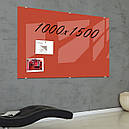 Скляна маркерна не магнітна дошка 1500*1000 мм Бежева, фото 3