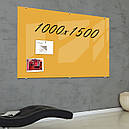 Скляна маркерна не магнітна дошка 1500*1000 мм Бежева, фото 4