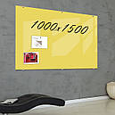 Скляна маркерна не магнітна дошка 1500*1000 мм Бежева, фото 5