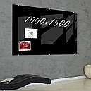 Скляна маркерна не магнітна дошка 1500*1000 мм Бежева, фото 9