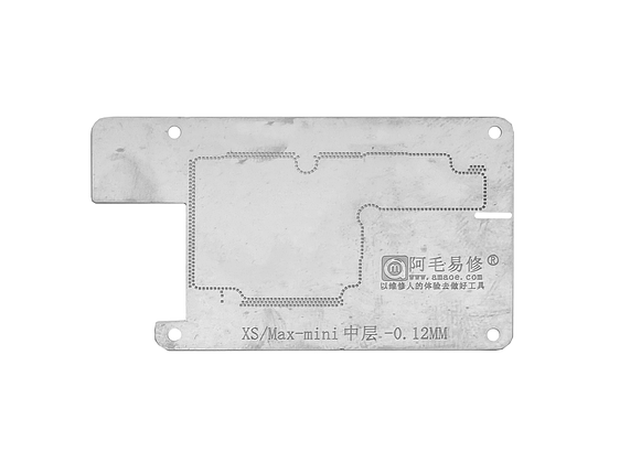 Купить Трафарет для держателя платы iPhone XS / XS Max (0.12 mm)