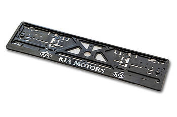 Рамка номера Kia Motors книга об'ємні 3D літери Чердля 1 шт