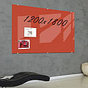 Скляна маркерна магнітна дошка 1800*1200мм Бежева, фото 6