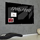 Скляна маркерна магнітна дошка 1800*1200мм Бежева, фото 3