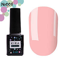 Гель-лак Kira Nails No008 (яскраво-рожевий для френча, емаль), 6 мл
