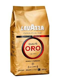 Lavazza, Qualita Oro Original, 1 кг, Кава Лавацца, Куаліта Оро Ориджинал, середнього обсмажування, у зернах