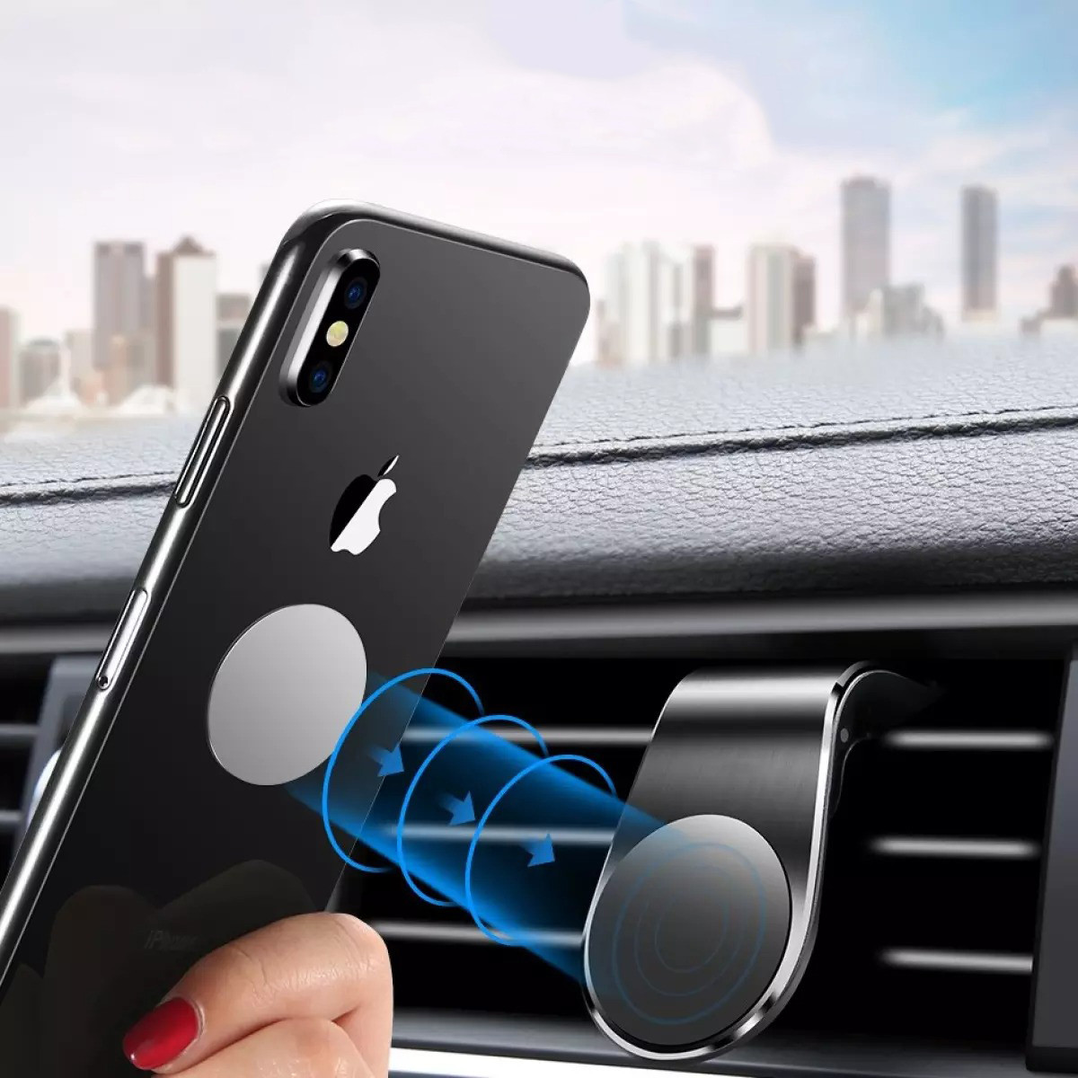 Магнитный Держатель для Телефона в Машину Car Holder L-103 Чорная ...