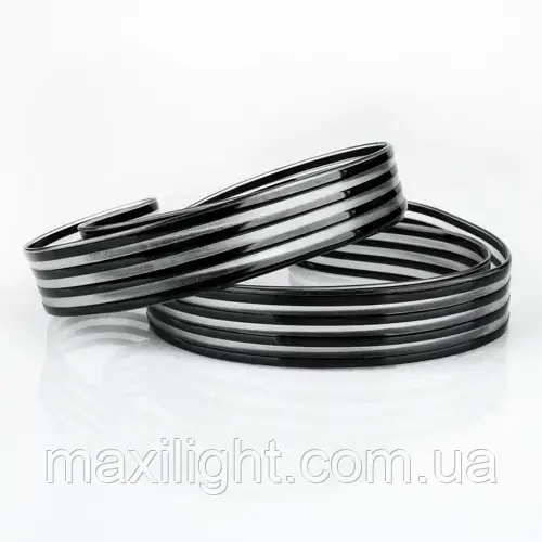 Декоративна накладка DS-S330-01-4B для світильників BIOM DEL-S21-24-4DIY и SML-S21-50 DIY (4 смужки ЧОРНІ)