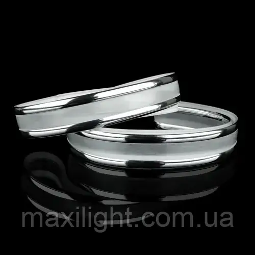 Декоративна накладка DS-S330-02-2S для світильників BIOM DEL-S21-24-4 DIY и SML-S21-50 DIY (2 смужки СРІБЛО)