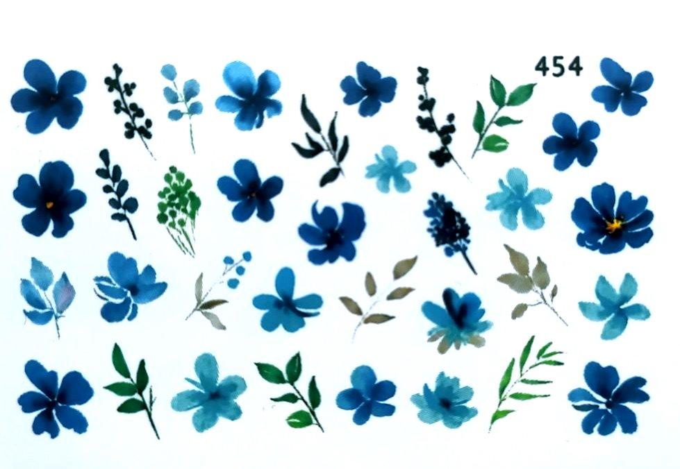 Водні наклейки (слайдер дизайн) для нігтів 454