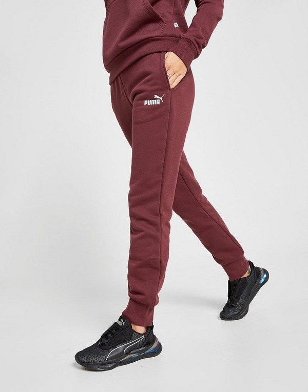 Жіночі спортивні штани Puma women's Essentials Joggers ОРИГІНАЛ (розмір M, L) бургунді