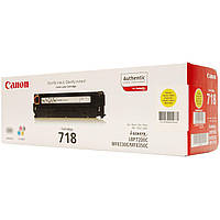 Картридж Canon 718 LBP7200/7210/7660/7680/8330/8340/8350/8360/8380/8540/8550/8580 Yellow (2900 стр) (2659B002)