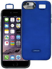 Акумуляторний чохол Joyroom для iPhone 6/6S на 3000 mAh з підсвіткою [Синій (темний)]