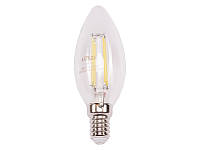 Филаментная светодиодная лампа Luxel C35 (filament) 4W E14 4000K 440 lm (071-N 4W)