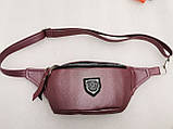 Сумка на пояс qp мистецтв. шкіра барсетки сумка жіночий та чоловічий пояс Бананка тільки гуртом, фото 3