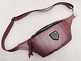 Сумка на пояс qp мистецтв. шкіра барсетки сумка жіночий та чоловічий пояс Бананка тільки гуртом, фото 2