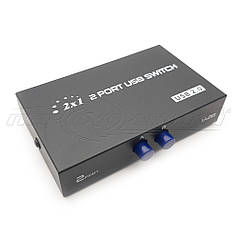 Комутатор 2 Port USB 2.0 PC to Scanner Printer