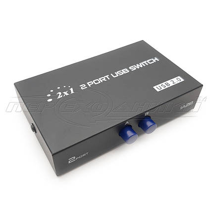 Комутатор 2 Port USB 2.0 PC to Scanner Printer, фото 1