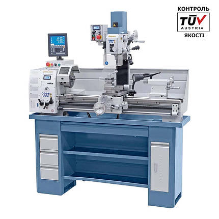 Proficenter 900 Vario - 230 V Настільний токарно фрезерний верстат по металу УЦИ, фото 1
